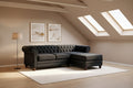 Chesterfield en L con Chaise Longue
