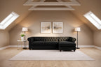 Chesterfield en L con Chaise Longue