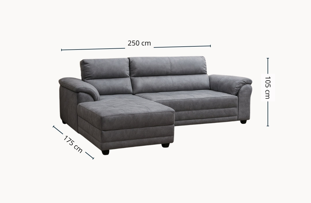 Sofá Nova Lounge 2 Puestos + Chaise Longue