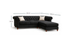 Sofa Seccional Chersterfield Reversible