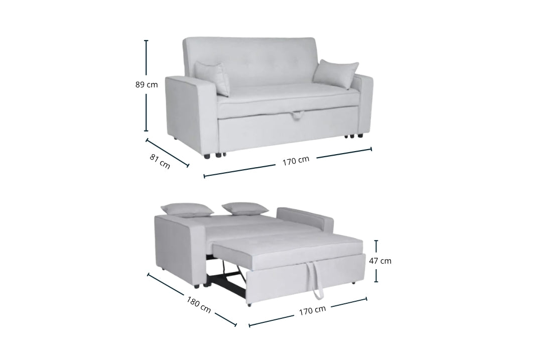 Sofá Cama Carrito 2 Plazas