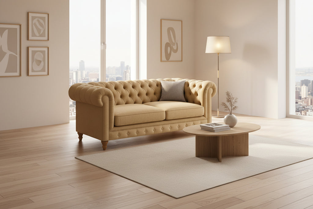 Sofa Chesterfield 2 Cuerpos _5