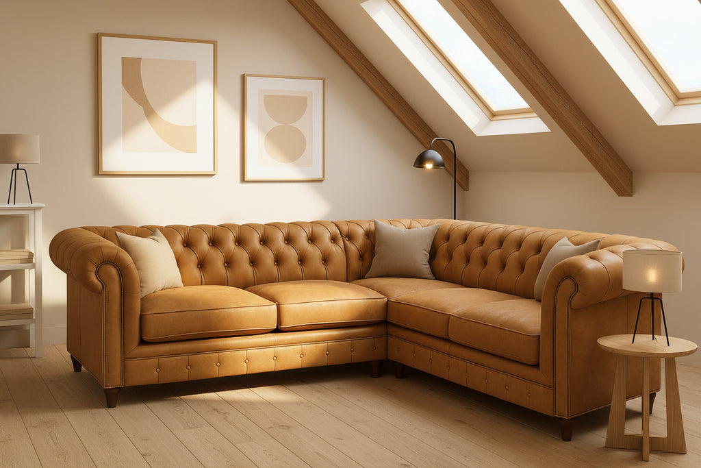 Sillón en L Chesterfield