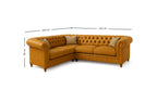 Sillón en L Chesterfield
