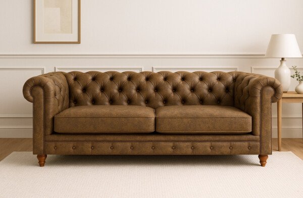 Sofá Chesterfield 2 Cuerpos 2
