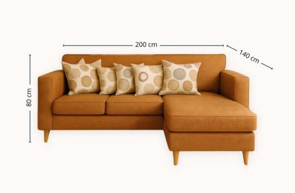 Sofá Seccional Reversible para Living _3