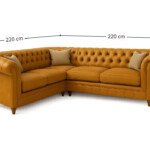Sofá Chesterfield Seccional en L_3