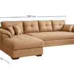 Sofa Seccional Izquierdo de cuero Mustang 2 1