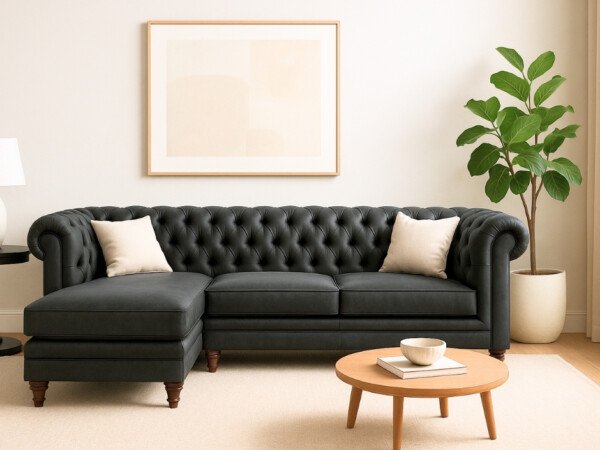 Sofá Seccional Chesterfield 3 plazas