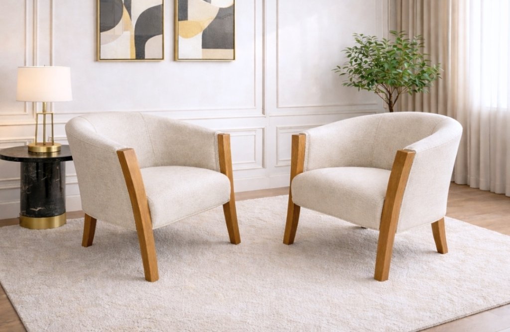 Pack 2 Sitiales para Living color Beige