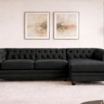 Chesterfield en L con Chaise Longue